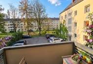 Heimkommen und wohlfühlen - ansprechende 2-Raum-Wohnung mit Balkon in zentrumsnaher Grünlage, am Bindermichl mitten in Linz! Optimale Infrastruktur vorhanden!