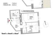 Maisonette Wohnung mit 3 Zimmern und großer Terrasse – nahe Reumannplatz!