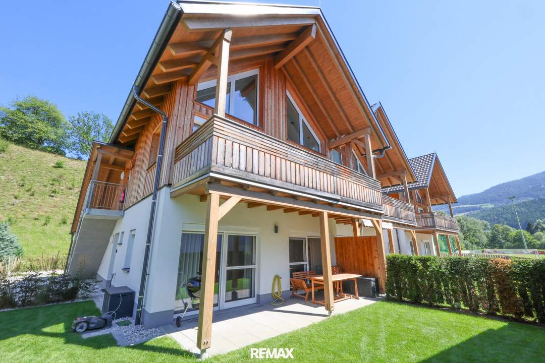 Hochwertig und charmant - perfekt aufgeteilte 3-Zimmer Gartenwohnung in Ski Amade!