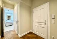 BALKON über 4 Fenster mit über 14 qm! Generalsanierter Altbau beim Belvedere mit 2 Bädern!
