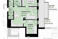 Wohngefühl Simmering. Attraktive 3-Zimmer-Loggiawohnung im Erstbezug. PROVISIONSFREI