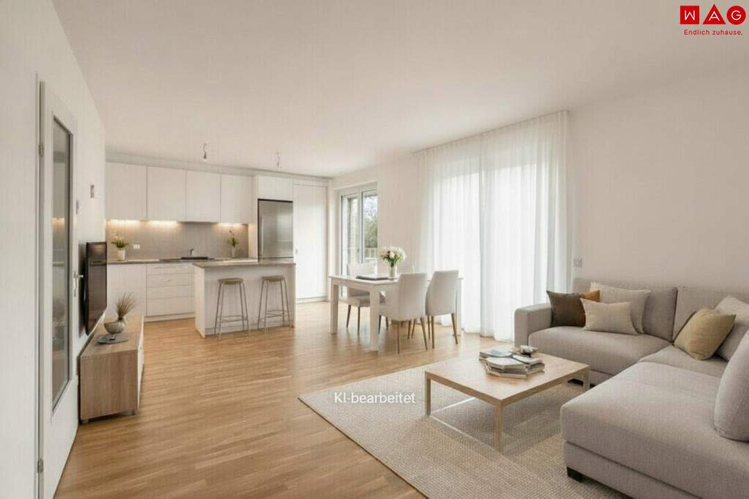 Nachhaltiges Wohnen am Mörikeweg dank effizientem Energiekonzept mit Deckentemperierung