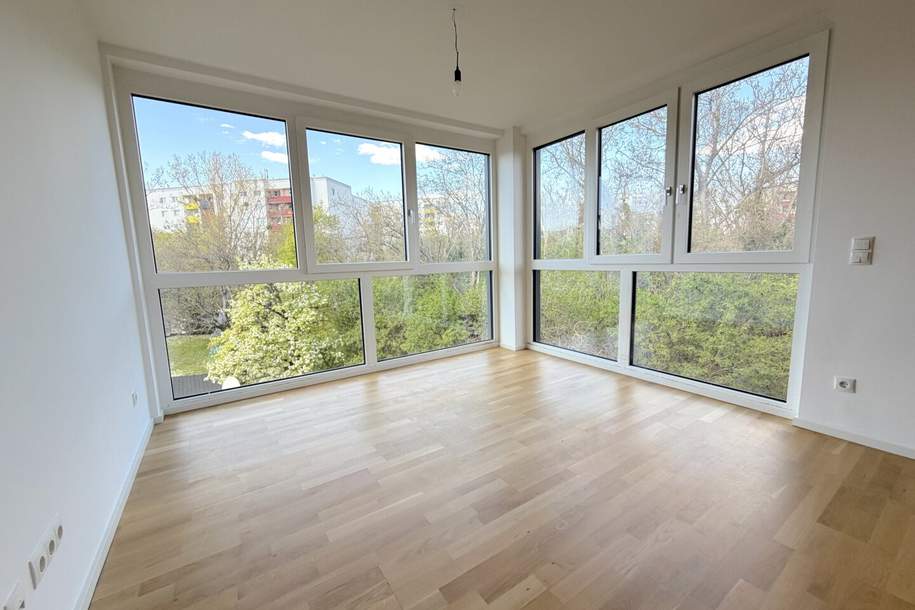 Ihr Logenplatz im Grünen – Wohnen mit spektakulärer Aussicht! Jetzt besichtigen., Wohnung-kauf, 269.500,€, 1220 Wien 22., Donaustadt