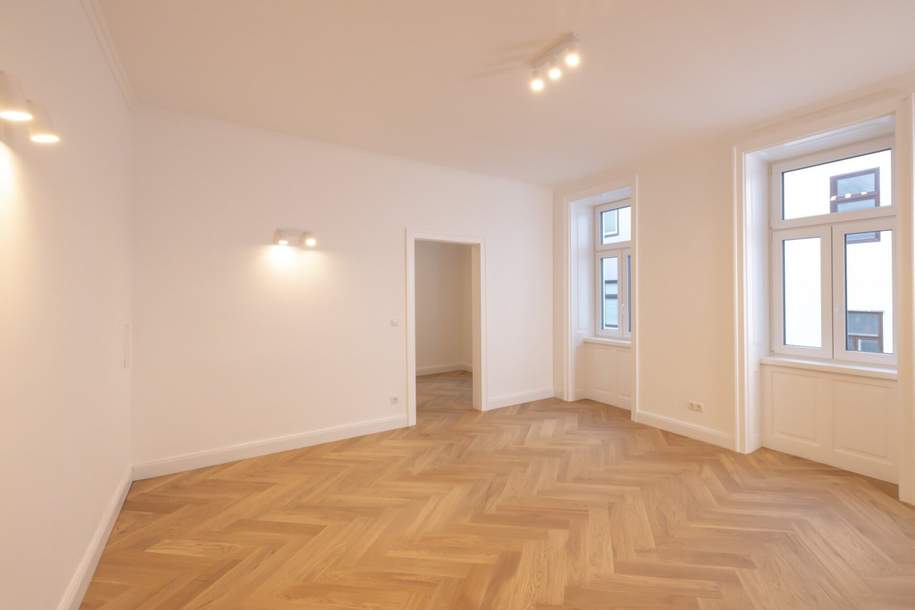 ERSTBEZUG: Altbauwohnung mit Balkon nahe dem beliebten Wiener Prater, Wohnung-kauf, 369.000,€, 1020 Wien 2., Leopoldstadt
