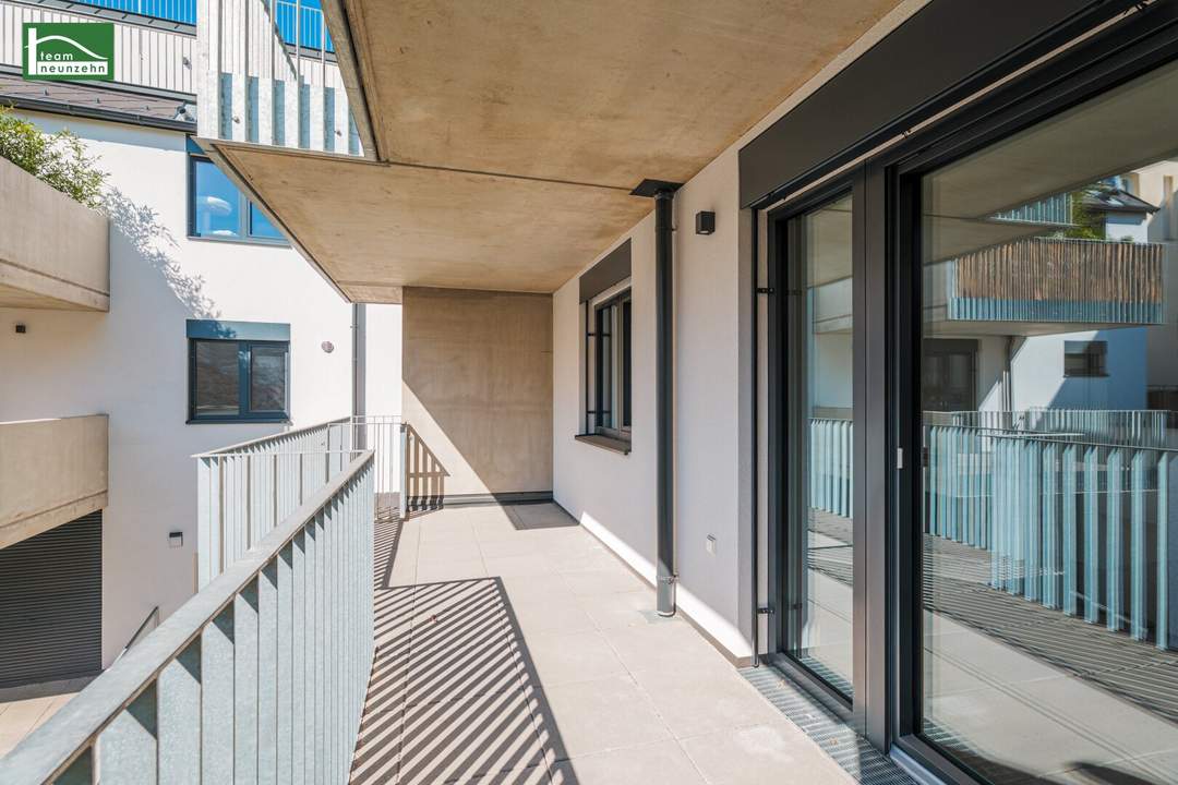 Optimal vermietbarer Erstbezug mit großer Hof-Loggia nahe Schönbrunn! Küche, Top Ausstattung und Luftwärmepumpe inklusive!