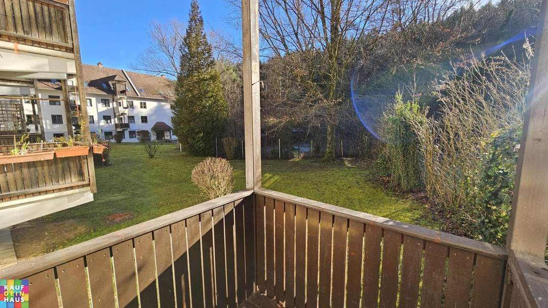 1 Zimmerwohnung in ruhiger, "grüner" Lage neben dem Stift Rein