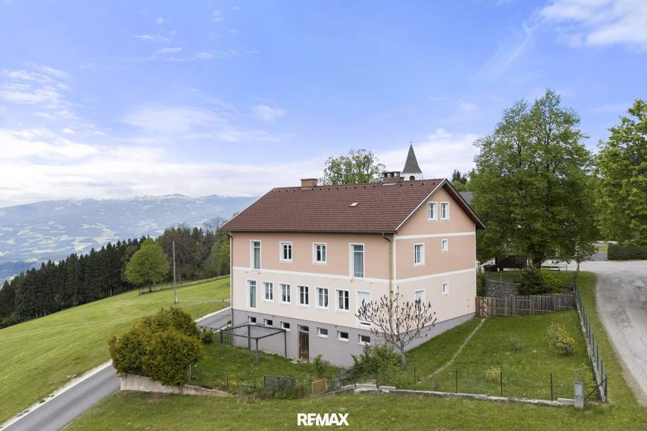Panoramablick und Naturidylle: Großzügiges Wohnhaus mit 4 Einheiten in sonniger Aussichtslage in Kamp im Lavanttal, Haus-kauf, 195.000,€, 9413 Wolfsberg