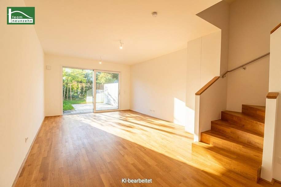 Familienglück beginnt im eigenen Garten – Gönnen Sie sich Ihr Reihenhaus in begehrter Ruhelage, Haus-kauf, 679.000,€, 1220 Wien 22., Donaustadt