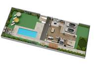 Exklusive Garten-Residenz mit Pool & Au-Pair-Suite