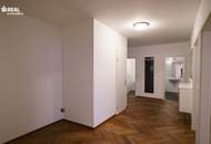 Hochwertig renovierte 103m² - 3 Schlafzimmer, 40m² große Wohnküche, 2 Bäder, Gäste-WC, 2. Liftstock, in ruhiger Einbahngasse!