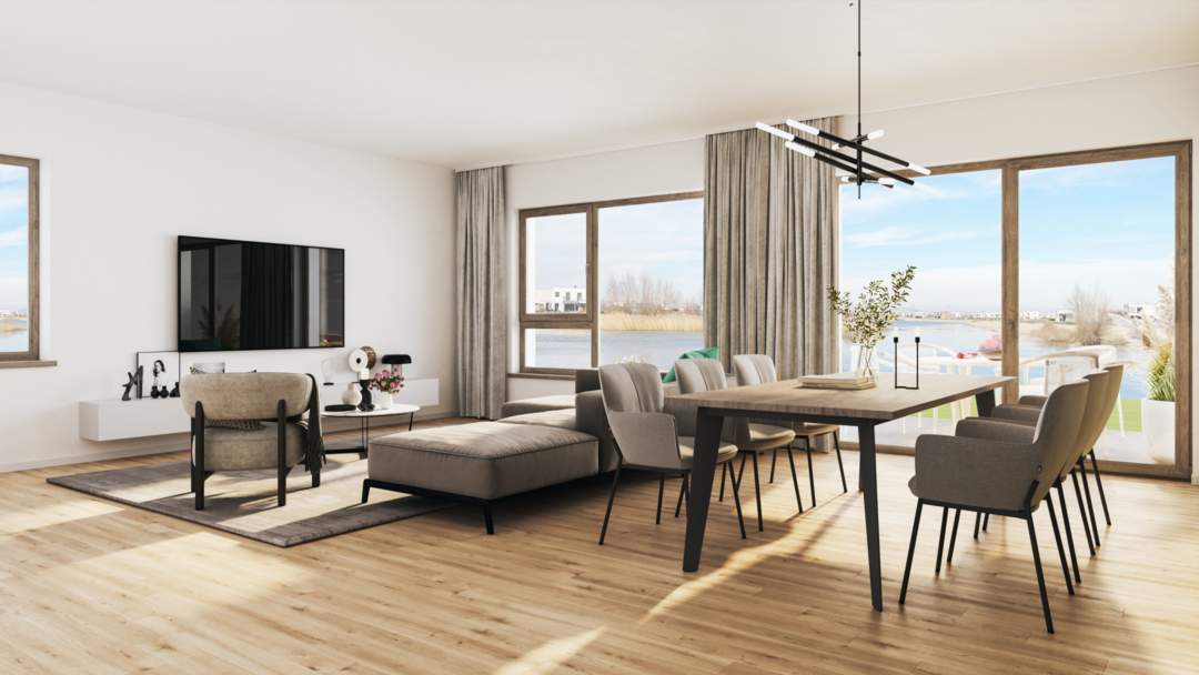 Großzügige Gartenwohnung mit 174 m² Eigengarten – Wohnen am See, Parndorf - Early-Bird-Vorteil sichern!