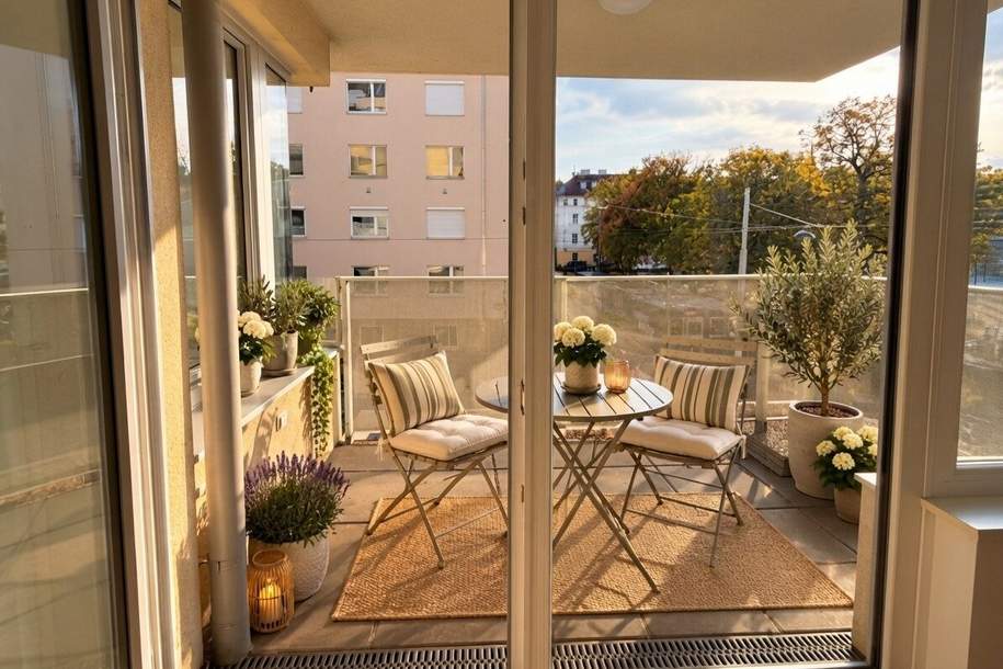 Helle Wohnung mit herrlichem Ausblick auf den Wilhelminenberg, Wohnung-miete, 1.550,00,€, 1160 Wien 16., Ottakring