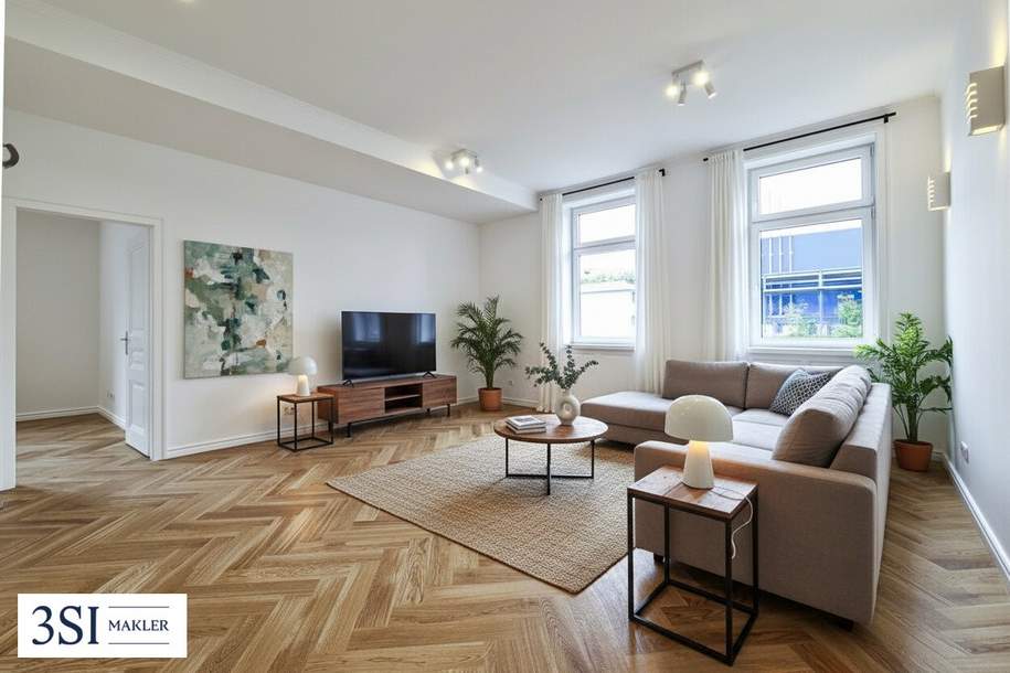 Sanierter 3-Zimmer-Erstbezug - 4. Liftstock - U3-Anbindung!, Wohnung-kauf, 525.000,€, 1030 Wien 3., Landstraße