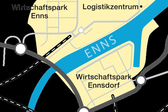 Halle auf 11.000m² BB-Grund und befestigt im Hafen Enns - Ennsdorf, Gewerbeobjekt-kauf, 4482 Amstetten