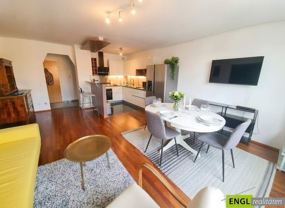 ÄNDERUNGEN und Neuer Preis! Helle 3-Zimmerwohnung mit Tiefgarage und allgemeiner Terrasse Nähe U3