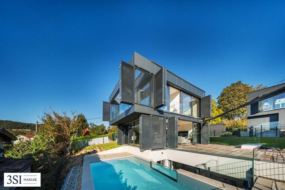The Unique Villen: Exklusive Villa in wunderschöner Grünruhelage mit Outdoor-Pool &amp; Sauna, Haus-kauf, 1.533.570,€, 1190 Wien 19., Döbling