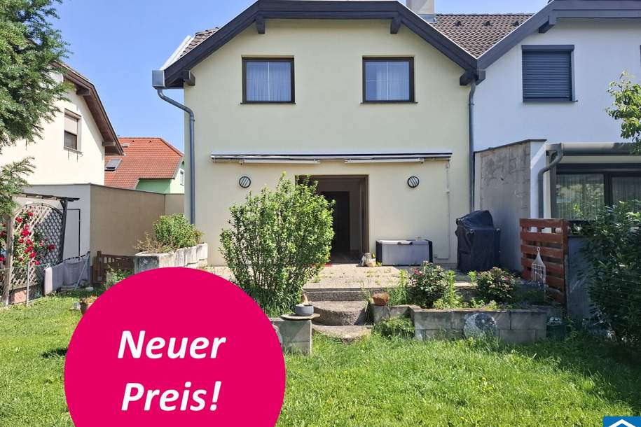 Leben am Wasser – Doppelhaushälfte mit Garten nahe den Guntramsdorfer Teichen, Haus-kauf, 420.000,€, 2353 Mödling