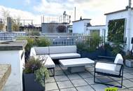 Beste Adresse! Helle Maisonette Wohnung mit Balkon, Wintergarten und Terrasse mit Blick zum Stephansdom