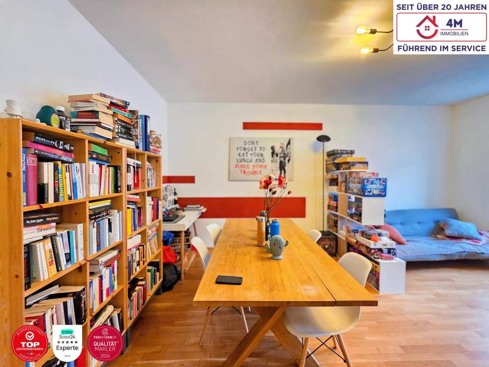 Altbau + Neubaustandard | Lift | ruhiges Schlafzimmer zum Innenhof