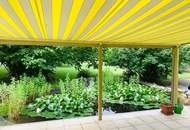 Großzügig geschnittenes Haus mit vielfältigem Obstgarten | 2 Grundstücke, 6 Zimmer, 4 PKW-Stellplätze | Naturteich, Terrasse | Am Naherholungsgebiet Zayawiesen