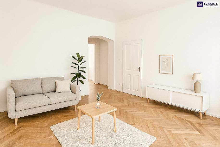 Ankommen und Wohlfühlen – liebevoll sanierte Altbauwohnung mit edlem Fischgrätparkett im 2. Stock, bequem mit Lift erreichbar und mit bester U3-Anbindung – überzeugen Sie sich selbst bei einer Besichtigung, Wohnung-kauf, 219.000,€, 1150 Wien 15., Rudolfsheim-Fünfhaus