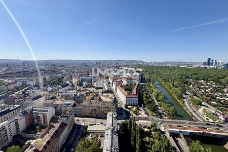 Rarität: Möblierte Zweizimmer-Wohnung im TrIIIple mit Blick wohin das Auge reicht (28. Stock), Wohnung-miete, 1.449,45,€, 1030 Wien 3., Landstraße
