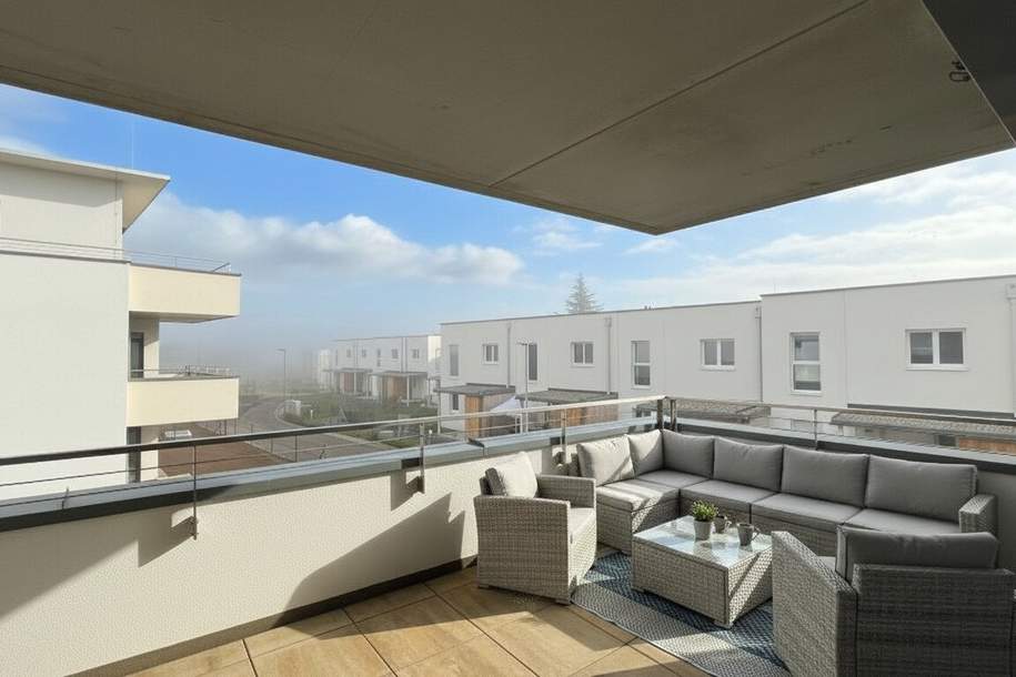 Erstbezug - Geräumige 2-Zimmer Wohnung mit Freifläche, Wohnung-miete, 945,00,€, 2700 Wiener Neustadt(Stadt)
