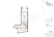 I U3 ERSTBEZUG Top Anlage Dachwohnung 2 Zimmer + Terrasse =DAS LAURENZ= 1 bedroom apartment+terrace