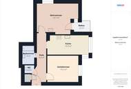 Gepflegte & helle 2-Zimmer-Wohnung mit Fernsicht am Höhenweg 1 in St. Kanzian am Klopeiner See