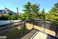 ZENTRAL UND RUHIG - TEILMÖBLIERTE TERRASSENWOHNUNG MIT FERNBLICK INS GRÜNE