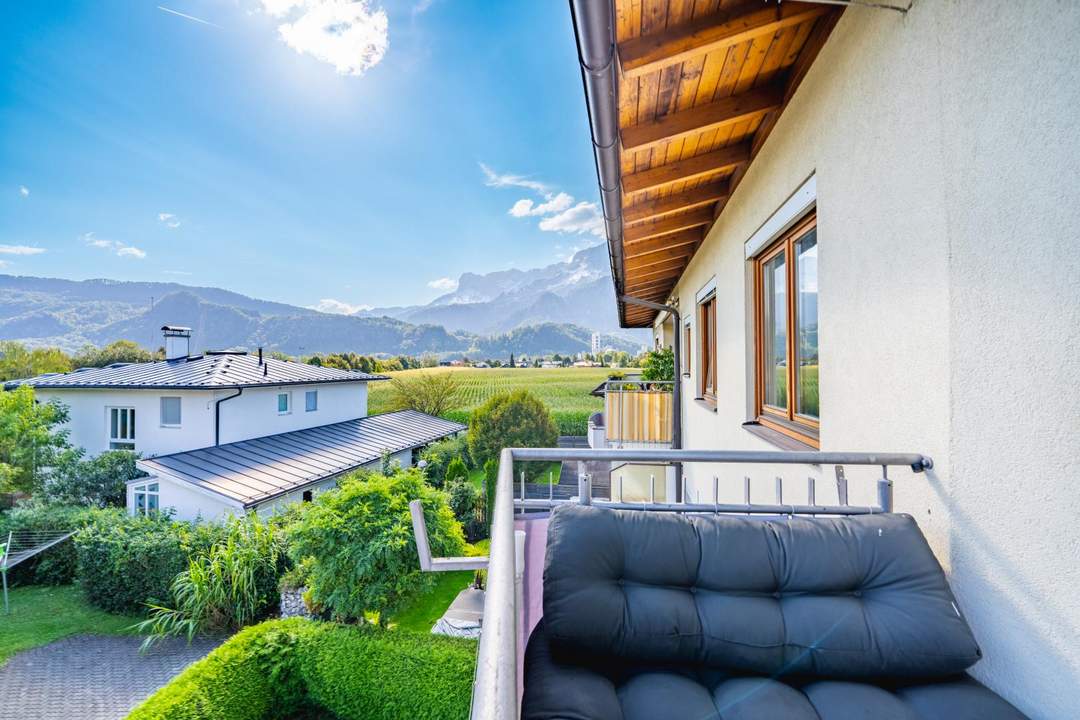 Berg.Panorama - Sonnige 3 Zimmer Wohnung in Rif bei Salzburg