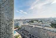 Großzügige 3-Zimmer-Wohnung im 18. Stock mit Südbalkon – voll möbliert, all-inclusive | 1030 Wien