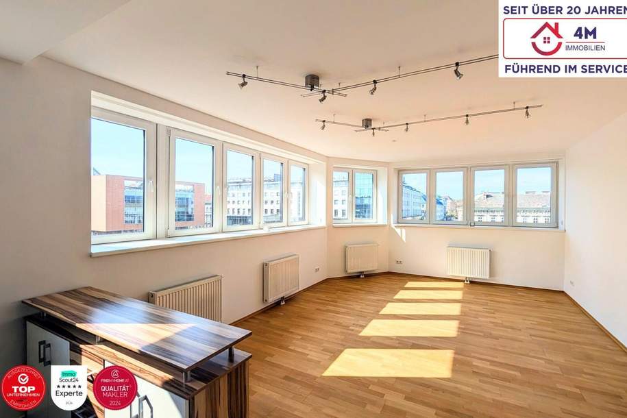 ✨ Großzügige 4-Zimmer-Wohnung mit Weitblick bis zum Kahlenberg direkt bei Burggasse/Stadthalle, Wohnung-kauf, 750.000,€, 1070 Wien 7., Neubau