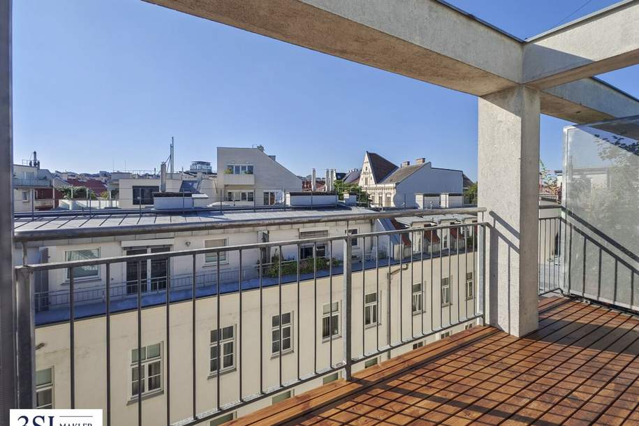 Dachmaisonette mit Terrasse und Taumblick nähe Schlossquadrat!, Wohnung-kauf, 599.000,€, 1050 Wien 5., Margareten