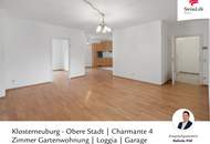 Klosterneuburg - Obere Stadt | Charmante 4 Zimmer Gartenwohnung | Loggia | Garage