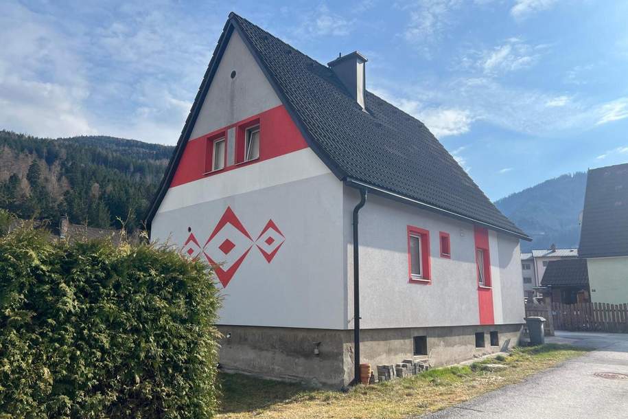 Klein aber fein - Einfamilienhaus auf einem großzügigen Grundstück in sonniger Lage!, Haus-kauf, 179.000,€, 8784 Liezen