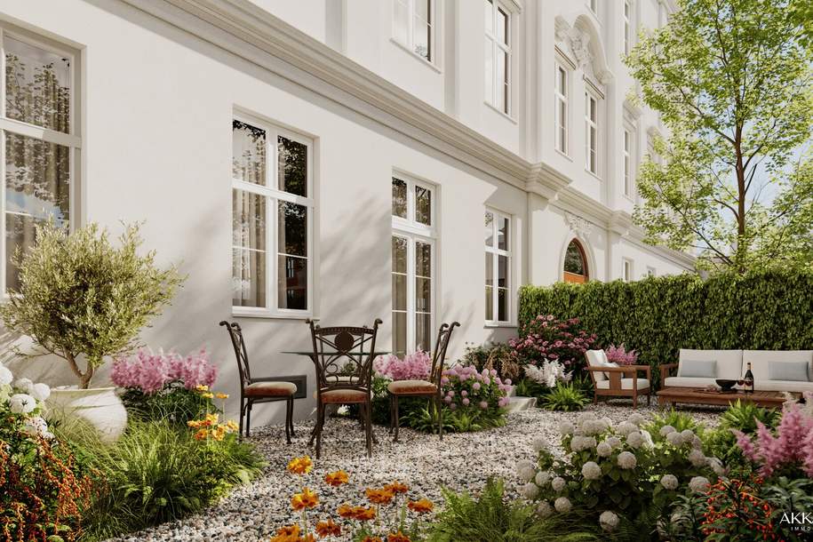 Kleinod mit Stadtgarten | Gartenwohnung im charmanten Biedermeierensemble, Wohnung-kauf, 349.000,€, 1110 Wien 11., Simmering