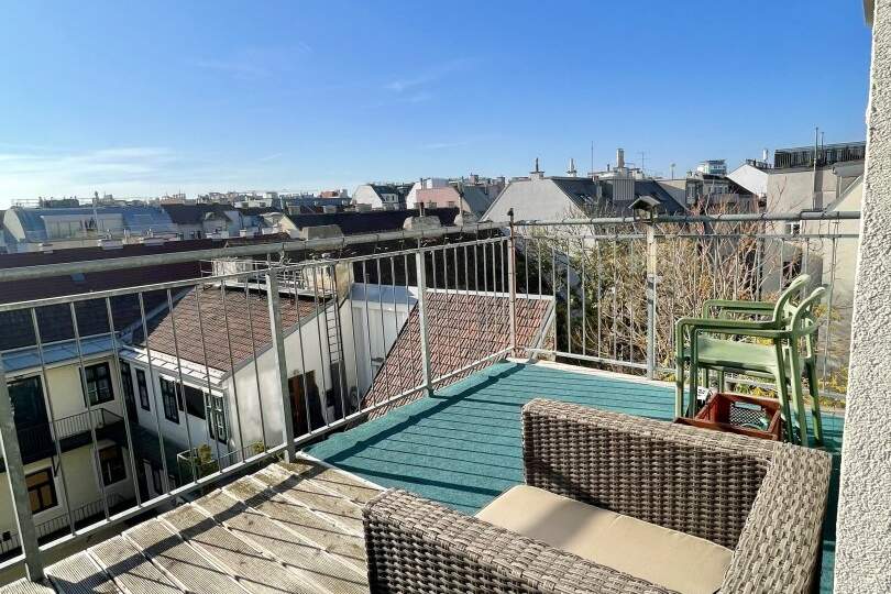 Weitblick, Ruhe &amp; zentrale Lage – Sonnige Altbauwohnung mit Balkon, Wohnung-kauf, 699.000,€, 1050 Wien 5., Margareten