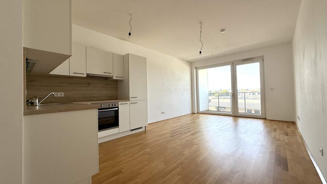 Top-moderne 3-Zimmer-Neubauwohnung mit MEGA-SÜD-BALKON (7m²) nahe Akademiepark