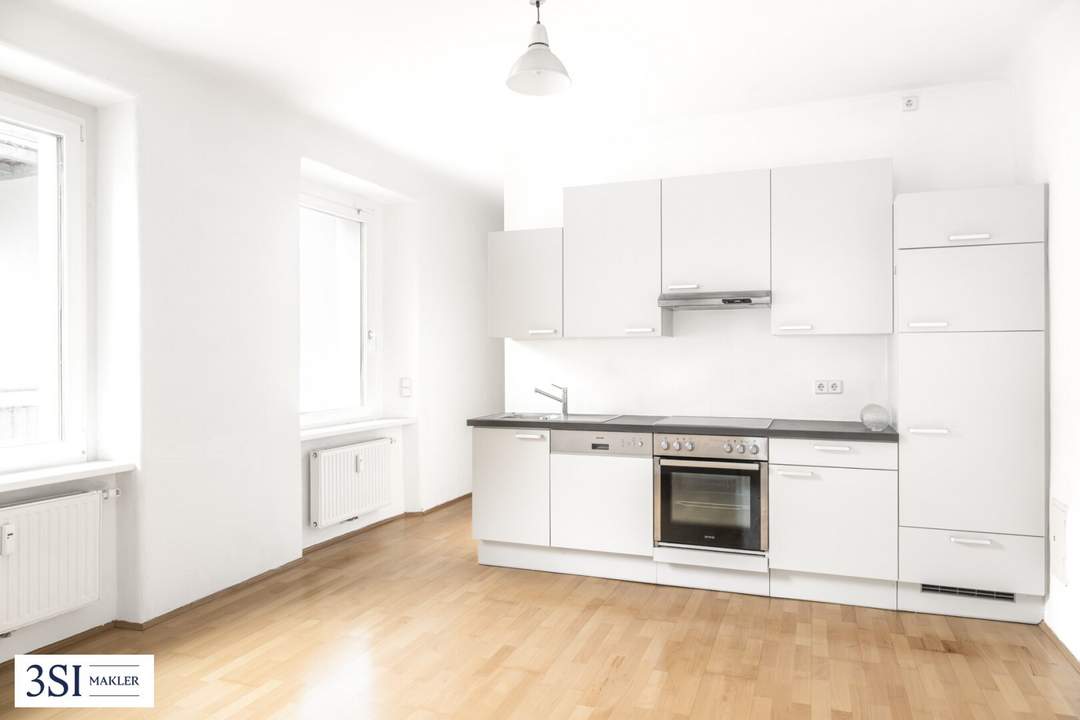 Helle, ruhige 2-Zimmer-Wohnung in zentraler Stadtlage