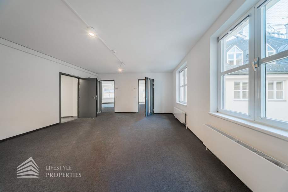 Erstbezug! Geräumiges 4-Zimmer Büro in Toplage, Gewerbeobjekt-miete, 5.226,28,€, 1010 Wien 1., Innere Stadt
