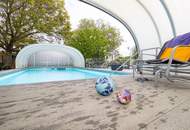 MODERNES EINFAMILIENHAUS MIT SWIMMING POOL IN DER NÄHE VOM BAHNHOF GERASDORF BEI WIEN