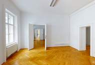 Altbaubüro mit Blick in den Resselpark