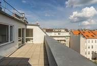 ++ Fantastischer 4-Zimmer DG-Wohnung mit 20m² Terrasse, tolle LAGE in 1080! KLIMAANLAGE!