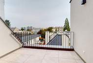 ERSTBEZUG: Moderne 3-Zimmer-Dachgeschoßwohnung in Ruhelage mit Terrasse und Fernblick in 1230 Wien