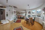 Dachgeschosswohnung mit Turmzimmer und Panorama-Ausblick