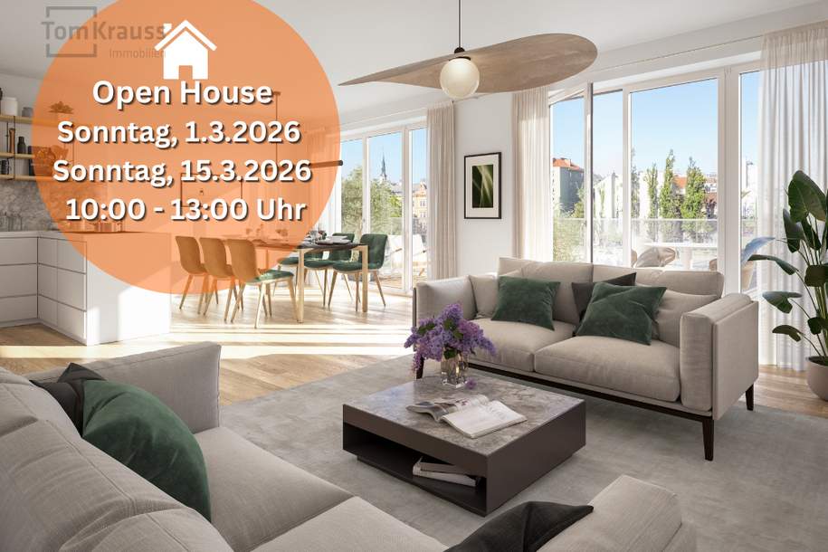 PERFEKTER GRUNDRISS: 4 ZIMMERWOHNUNG MIT GROSSZÜGIGER TERRASSEN, Wohnung-kauf, 1.107.300,€, 1030 Wien 3., Landstraße