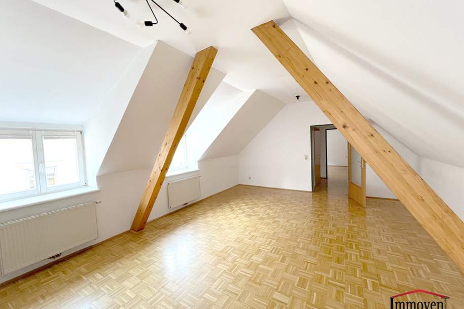 Wohnen im Zentrum, in perfekter Lage - 2-Zimmerwohnung im Dachgeschoss!, Wohnung-miete, 799,00,€, 8010 Graz(Stadt)