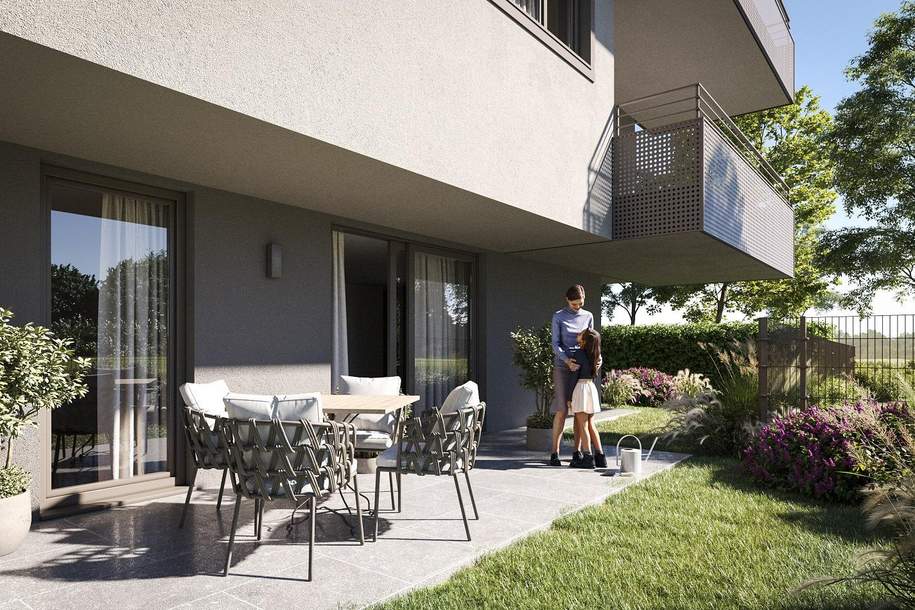 Terrassenglück &amp; Gartenidylle - was wünscht man sich mehr!, Wohnung-kauf, 350.000,€, 1210 Wien 21., Floridsdorf