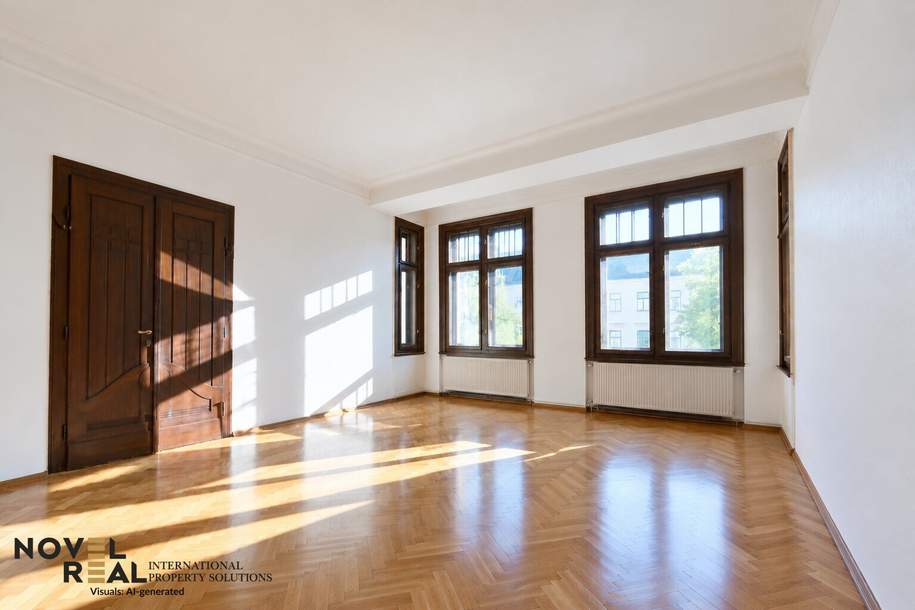 JUGENDSTIL-ALTBAUWOHNUNG MIT BALKON - IN ABSOLUTER TOPLAGE, Wohnung-kauf, 800.000,€, 1030 Wien 3., Landstraße